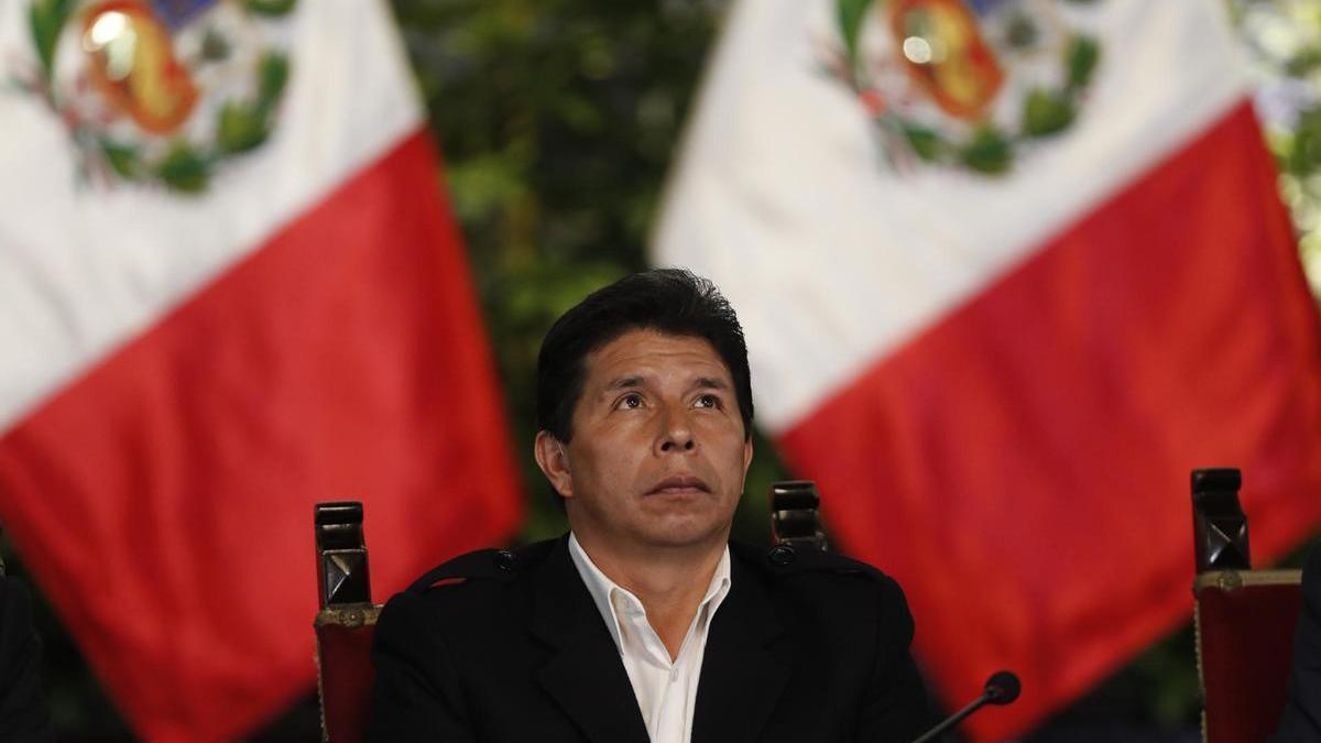 El presidente peruano Pedro Castillo.