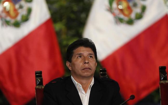 El presidente peruano Pedro Castillo.