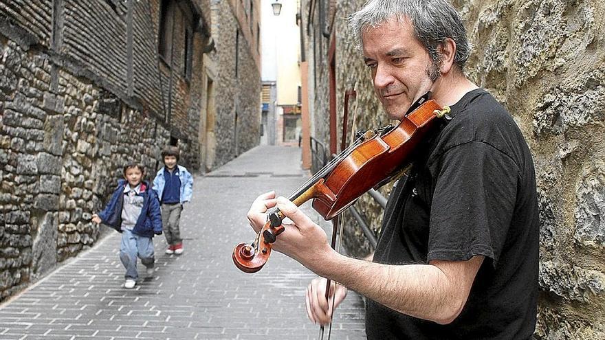 El músico y compositor gasteiztarra Bingen Mendizabal.