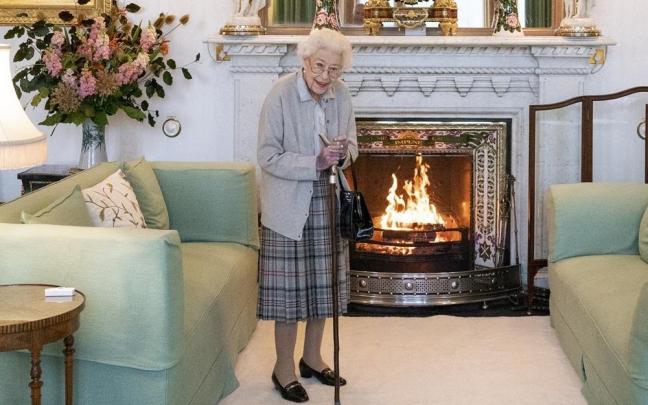 Isabel II, en su &uacute;ltima aparici&oacute;n p&uacute;blica.