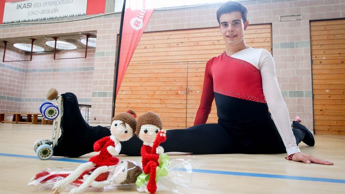 Xabier García Mazo, es el primer patinador bilbaino en llegar a Europa en modalidad de estilo libre