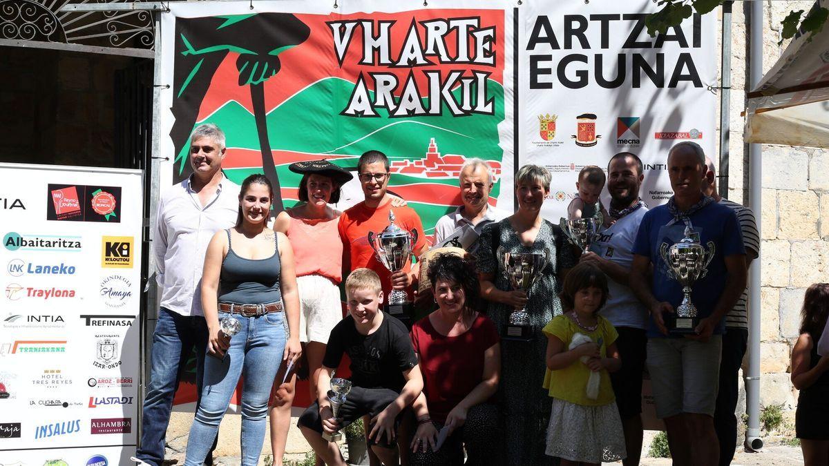 Ganadores de diferentes categorías