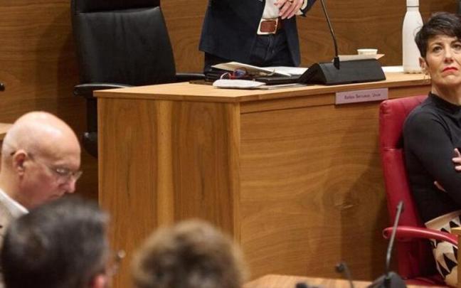 Pleno del Parlamento de Navarra el pasado viernes.