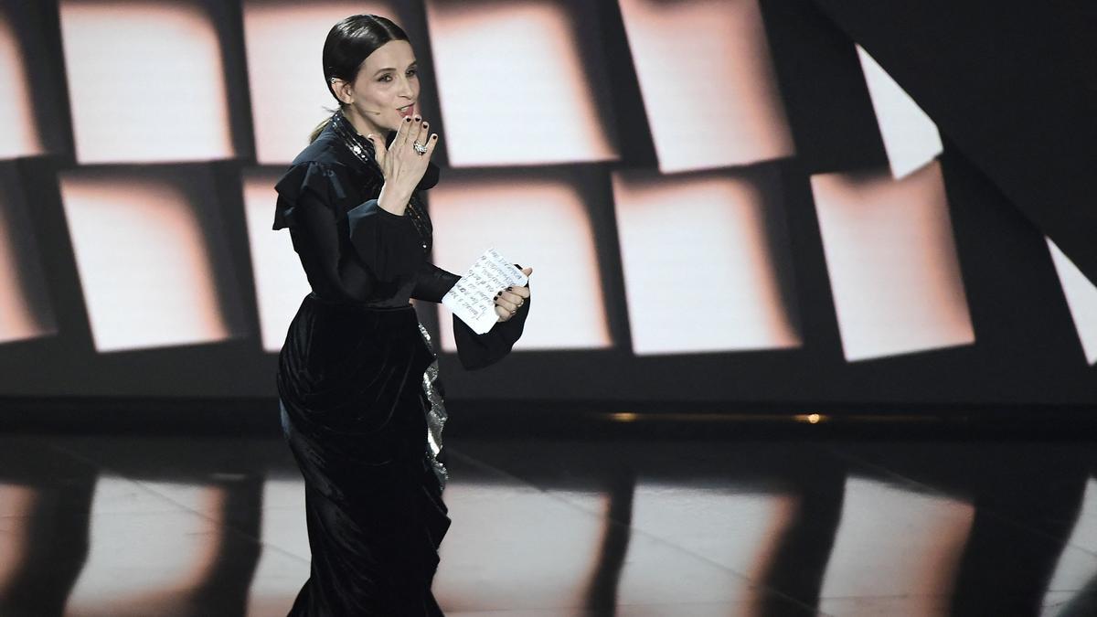 Juliette Binoche, galardonada con el Premio Goya Internacional.