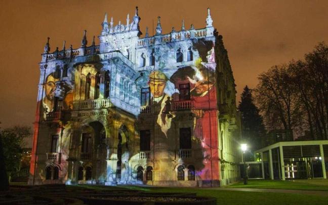Una de las instalaciones del Umbra Light Festival en 2021 Una de las instalaciones del Umbra Light Festival en 2021