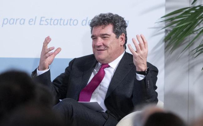 El titular de Migraciones, Seguridad Social e Inclusión, José Luis Escrivá, durante un acto institucional esta semana en Madrid. El titular de Migraciones, Seguridad Social e Inclusión, José Luis Escrivá, durante un acto institucional esta semana en Madrid.