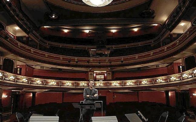 Rub&eacute;n Gimeno, actual director de la EGO, en el Principal. | FOTO: CEDIDA