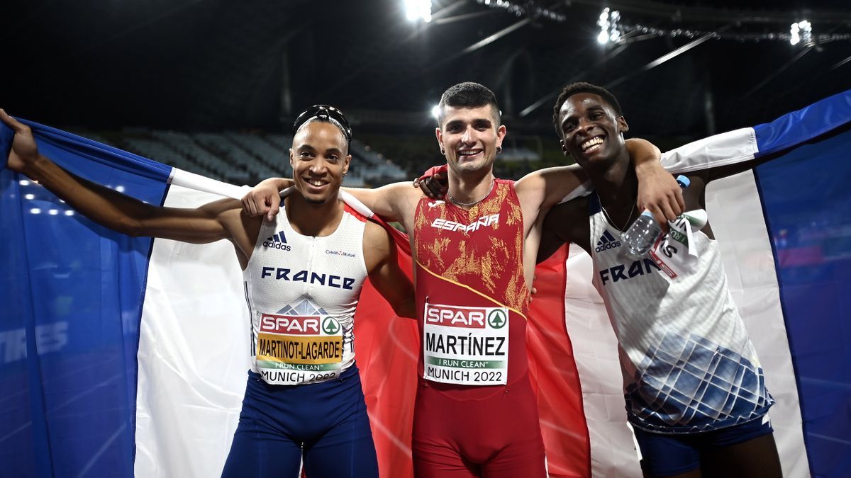 Asier Martínez, que con la medalla de oro en el Europeo de Múnich, unida a la de bronce lograda hace justo un mes en el Mundial de Eugene (Estados Unidos), ha inscrito su nombre en los libros de historia del atletismo español.