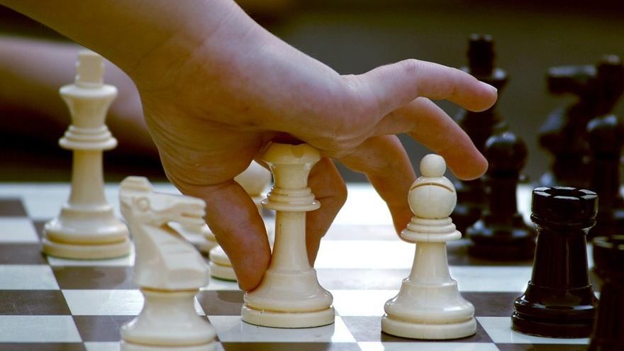 Imagen de una partida de ajedrez.