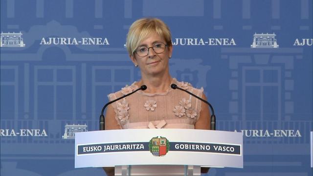 La consejera de Desarrollo Económico, Arantxa Tapia, en una anterior comparecencia La consejera de Desarrollo Económico, Arantxa Tapia, en una anterior comparecencia