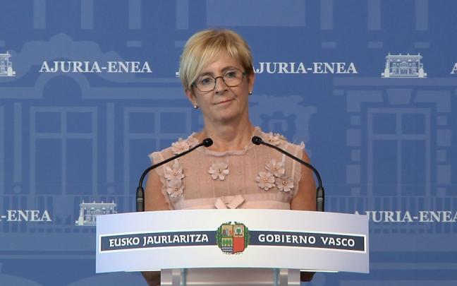 La consejera de Desarrollo Económico, Arantxa Tapia, en una anterior comparecencia La consejera de Desarrollo Económico, Arantxa Tapia, en una anterior comparecencia