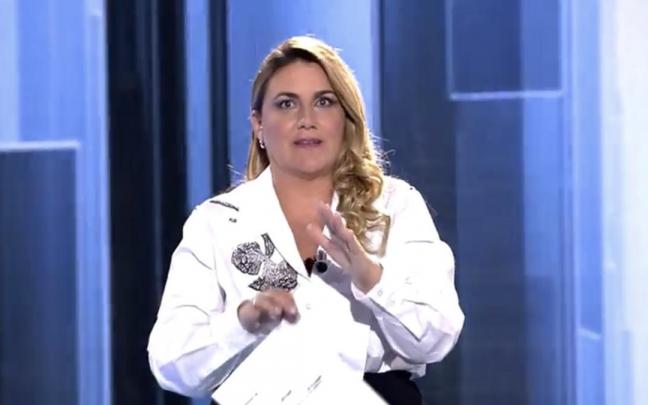 Carlota Corredera presentando '¿Quién es mi padre?'.