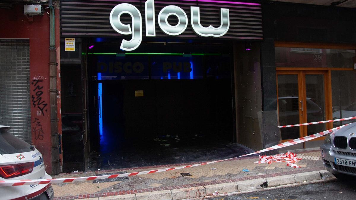 En imágenes: Un varón en estado crítico tras una pelea en la discoteca Glow de Vitoria