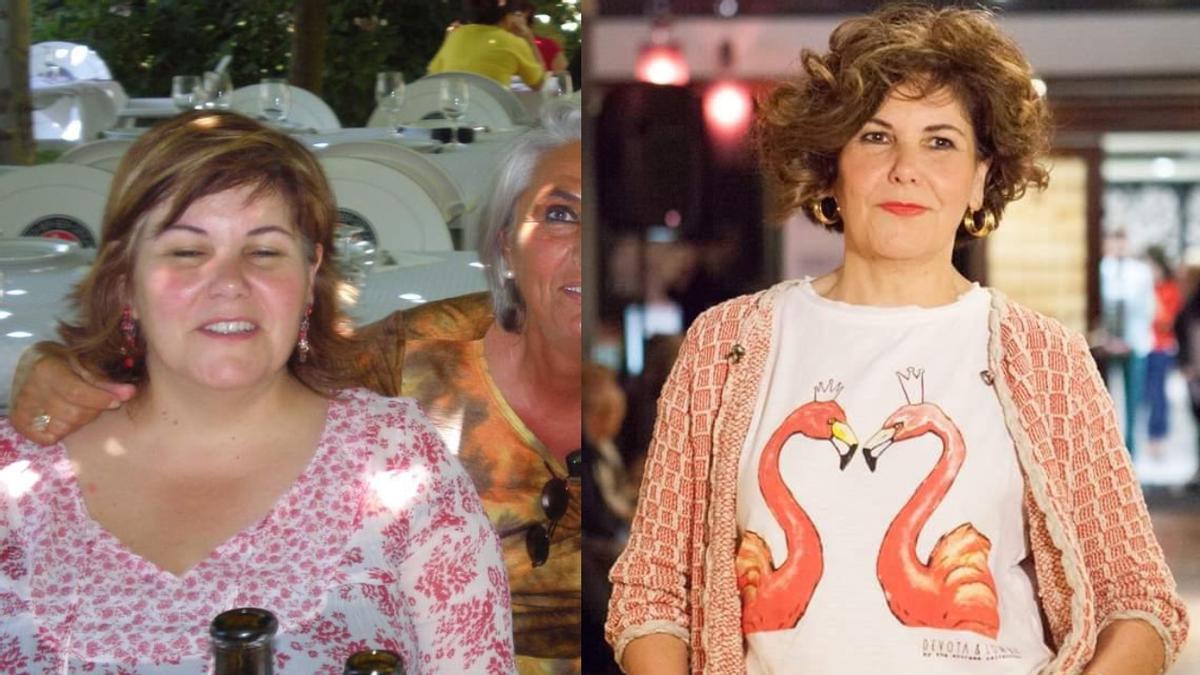 Txaro Lago pasó de 96 a 50 kilos.