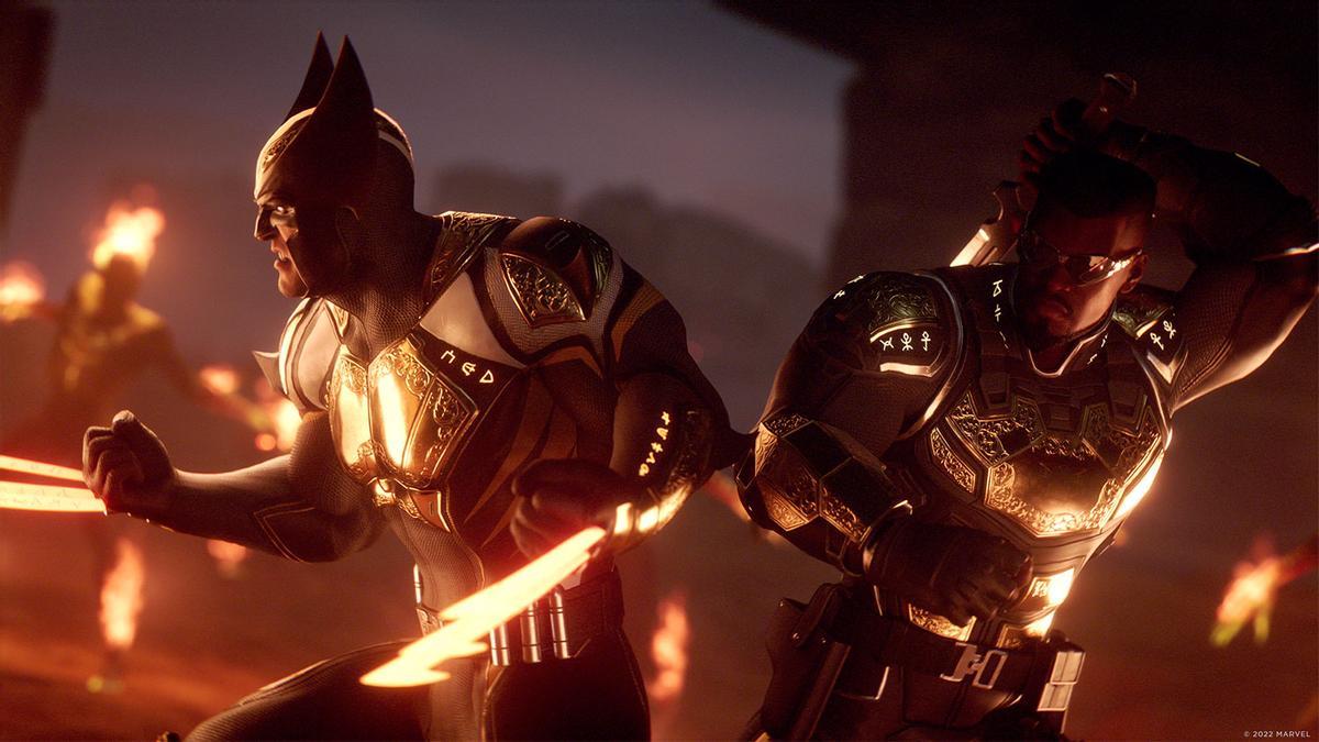 Imagen de los protagonistas y personajes de 'Marvel's Midnight Suns'.