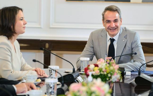 El primer ministro griego, Kyriakos Mitsotakis. El primer ministro griego, Kyriakos Mitsotakis.