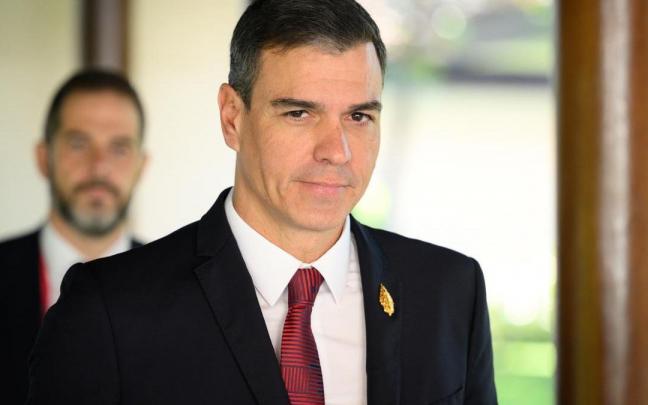 Pedro S&aacute;nchez durante la cumbre del G20 donde se ha pronunciado sobre la pol&eacute;mica.