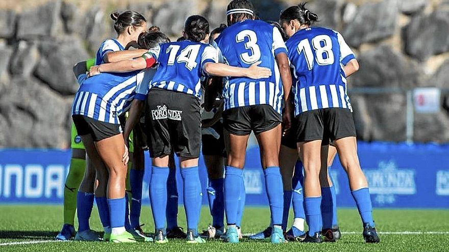 Las Gloriosas, durante un partido de pretemporada. Foto: Alavés