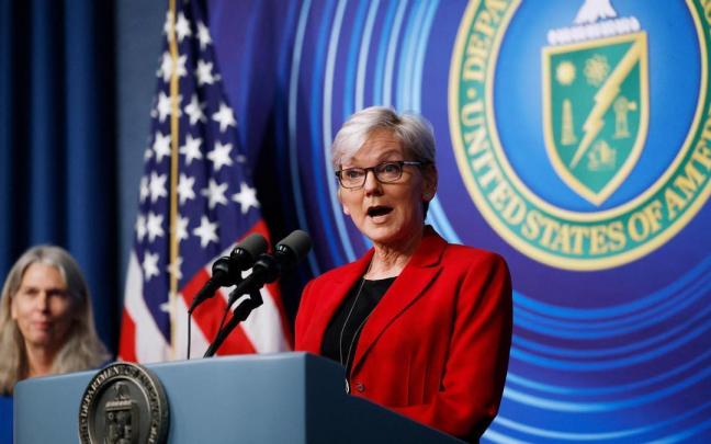La secretaria de Energía de EE.UU., Jennifer Granholm.