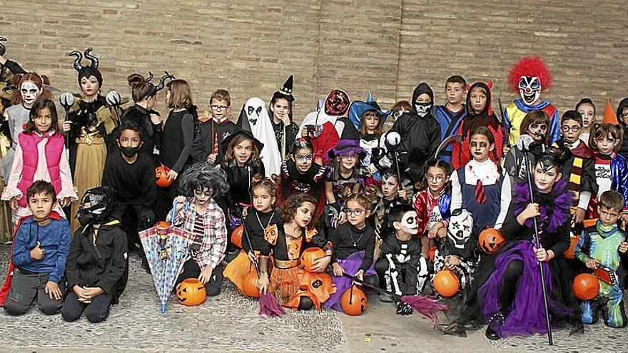 Una exposición de calabazas en Arguedas para celebrar Halloween