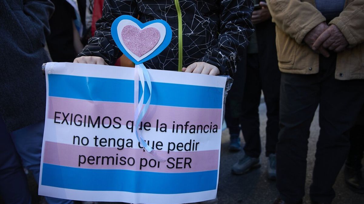 Manifestación por los derechos de las personas trans.