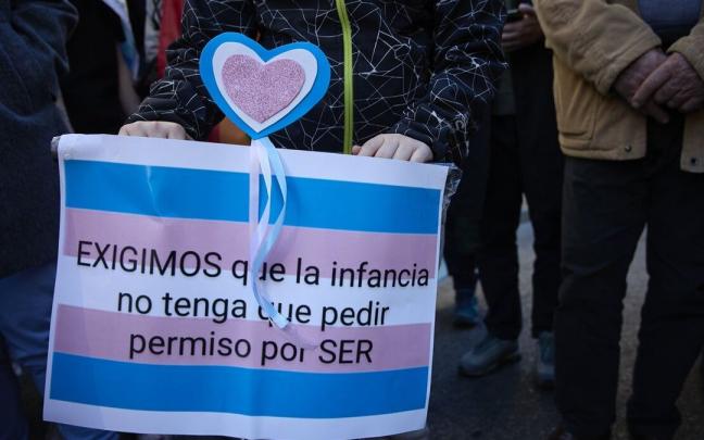 Manifestación por los derechos de las personas trans. Manifestación por los derechos de las personas trans.