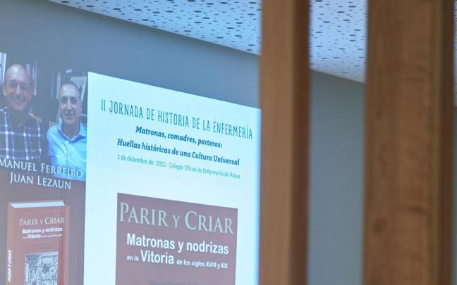 Ferreiro y Lezaun en la presentaci&oacute;n.