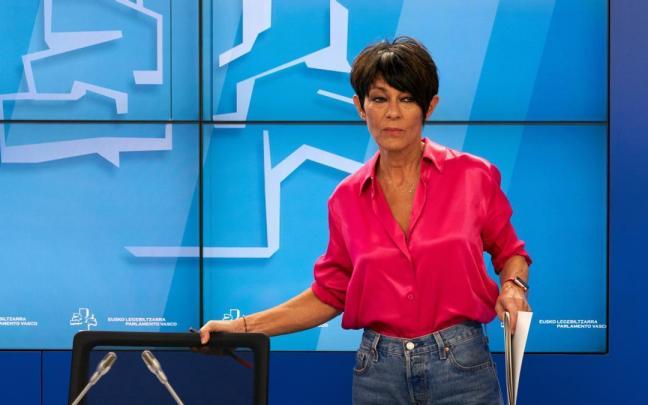 Maddalen Iriarte, portavoz de EH Bildu en el Parlamento vasco.