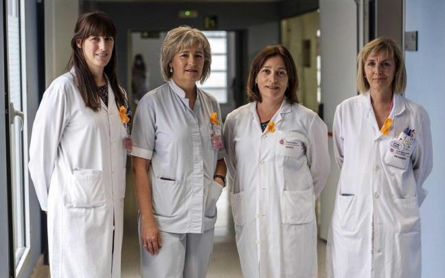 Profesionales sanitarias de la unidad de ictus del Hospital Universitario de Navarra (HUN). Profesionales sanitarias de la unidad de ictus del Hospital Universitario de Navarra (HUN).