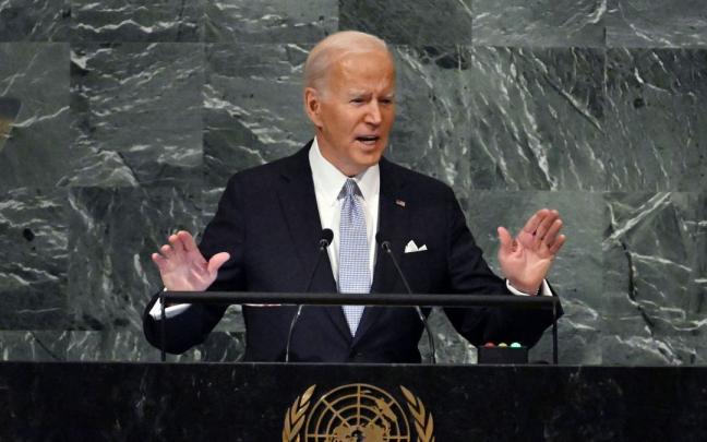 Biden interviene ante la Asamblea General de la ONU. Biden interviene ante la Asamblea General de la ONU.