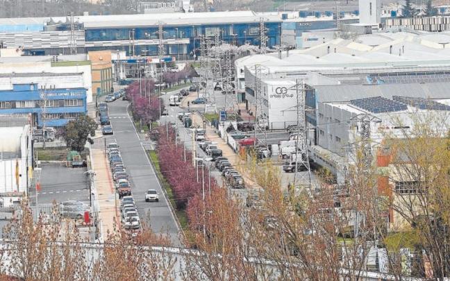 Pol&iacute;gono Landaben, en Pamplona.