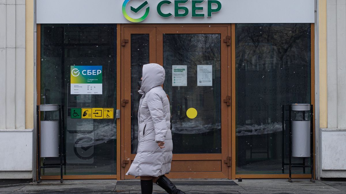 Una sucursal de Sberbank.