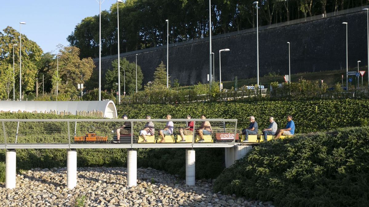Vista del parque del tren de Trinitarios