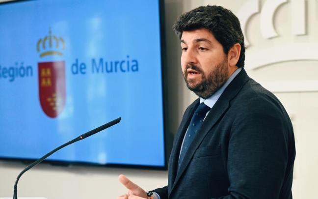 El presidente del Ejecutivo murciano, Fernando López Miras. El presidente del Ejecutivo murciano, Fernando López Miras.