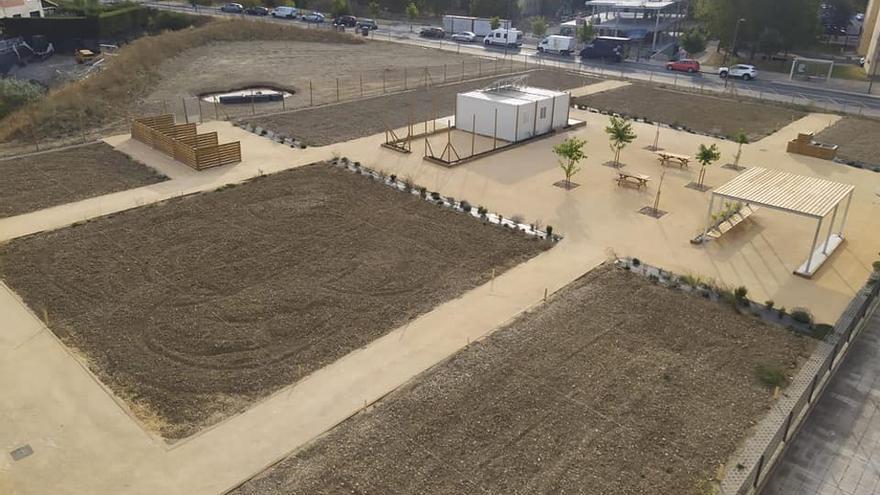 Nuevas huertas en Zabalgana.