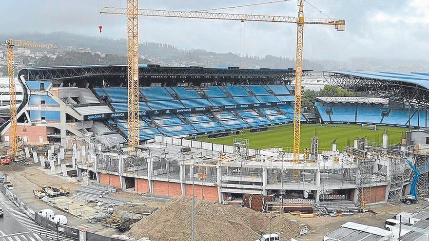 Imagen aérea virtual del proyecto del estadio vigués, una vez que finalicen los trabajos. | FOTO: N.G.