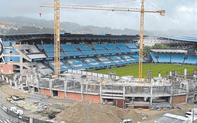 Imagen aérea virtual del proyecto del estadio vigués, una vez que finalicen los trabajos. | FOTO: N.G.