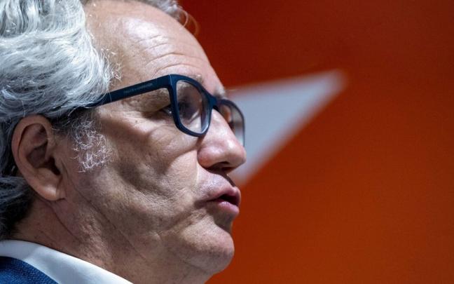 El coordinador de Ciudadanos Navarra, Carlos Pérez-Nievas, este martes