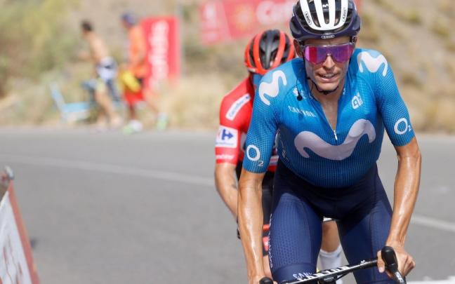 Enric Mas, durante la Vuelta Ciclista a Espa&ntilde;a.