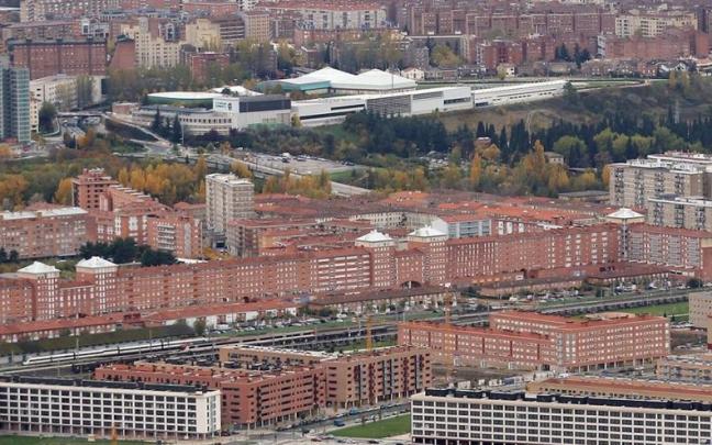 Vista del barrio de San Jorge. Vista del barrio de San Jorge.