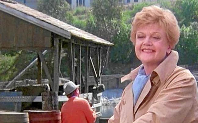 Angela Lansbury, en su papel de Jessica Fletcher.