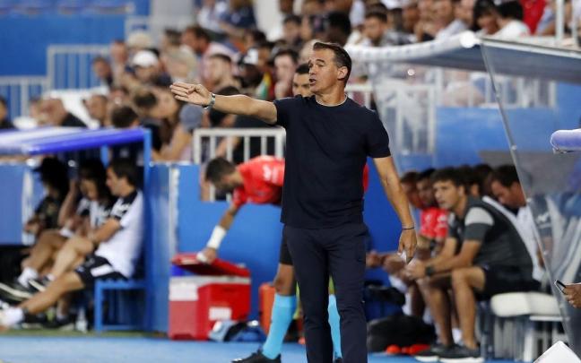 Luis Garc&iacute;a Plaza, durante el Legan&eacute;s 1-2 Alav&eacute;s.