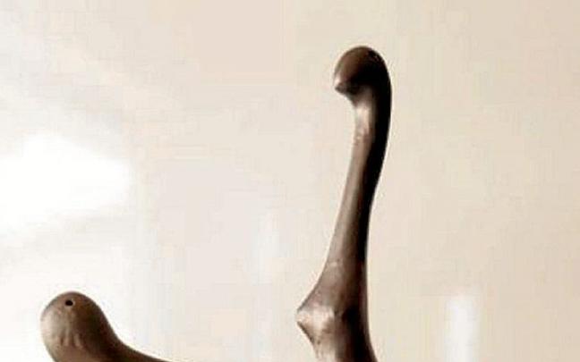 Escultura que ser&aacute; colocada en Zaldundegi. | FOTO: N.G.