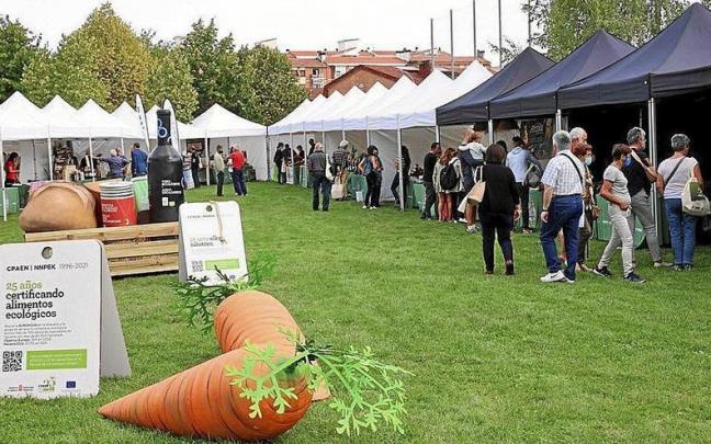 Feria de la producción ecológica navarra en Noáin. Foto: Oskar Montero Feria de la producción ecológica navarra en Noáin. Foto: Oskar Montero