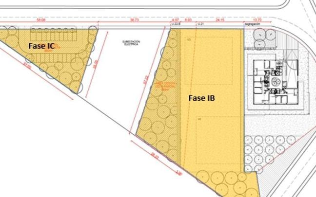 Imagen del proyecto de urbanización del entorno del edificio de 27VPO de alquiler de la Azucarera de Tudela Imagen del proyecto de urbanización del entorno del edificio de 27VPO de alquiler de la Azucarera de Tudela