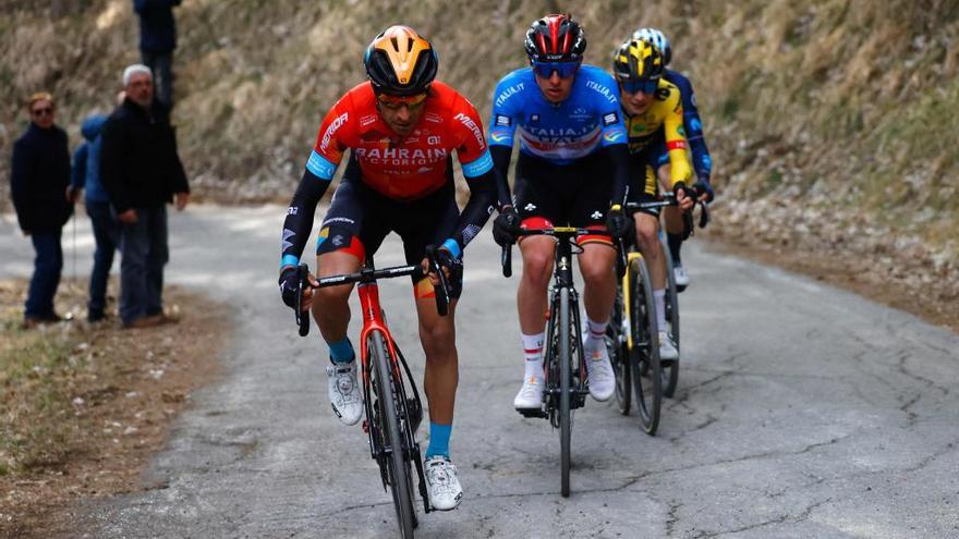 Mikel Landa, durante la pasada Tirreno-Adriático
