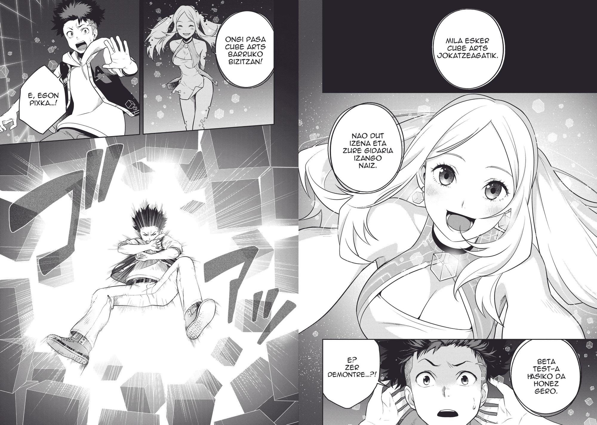 'Cube Arts' komikia Tokion bizi den Iker Alvarez iruindarrak itzuli du euskarara zuzenean japonieratik