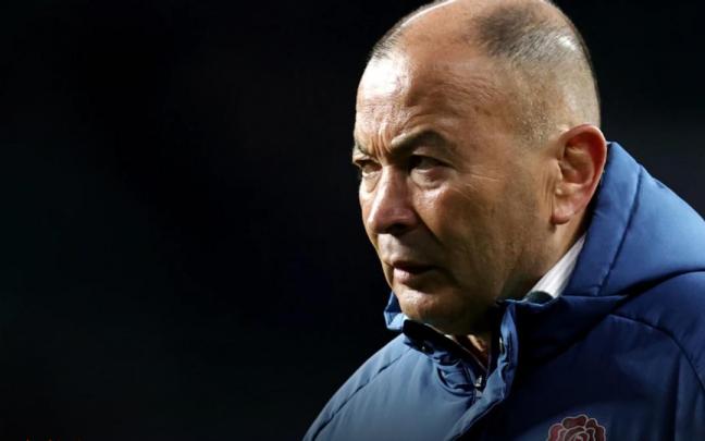 Eddie Jones, en un encuentro al frente de Inglaterra.