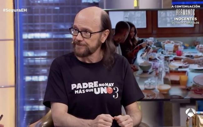 Santiago Segura en 'El Hormiguero'.