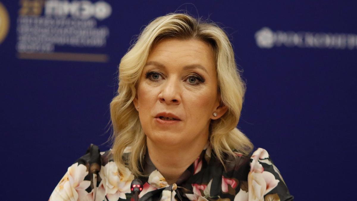 La portavoz del Ministerio de Asuntos Exteriores de Rusia, Maria Zajarova